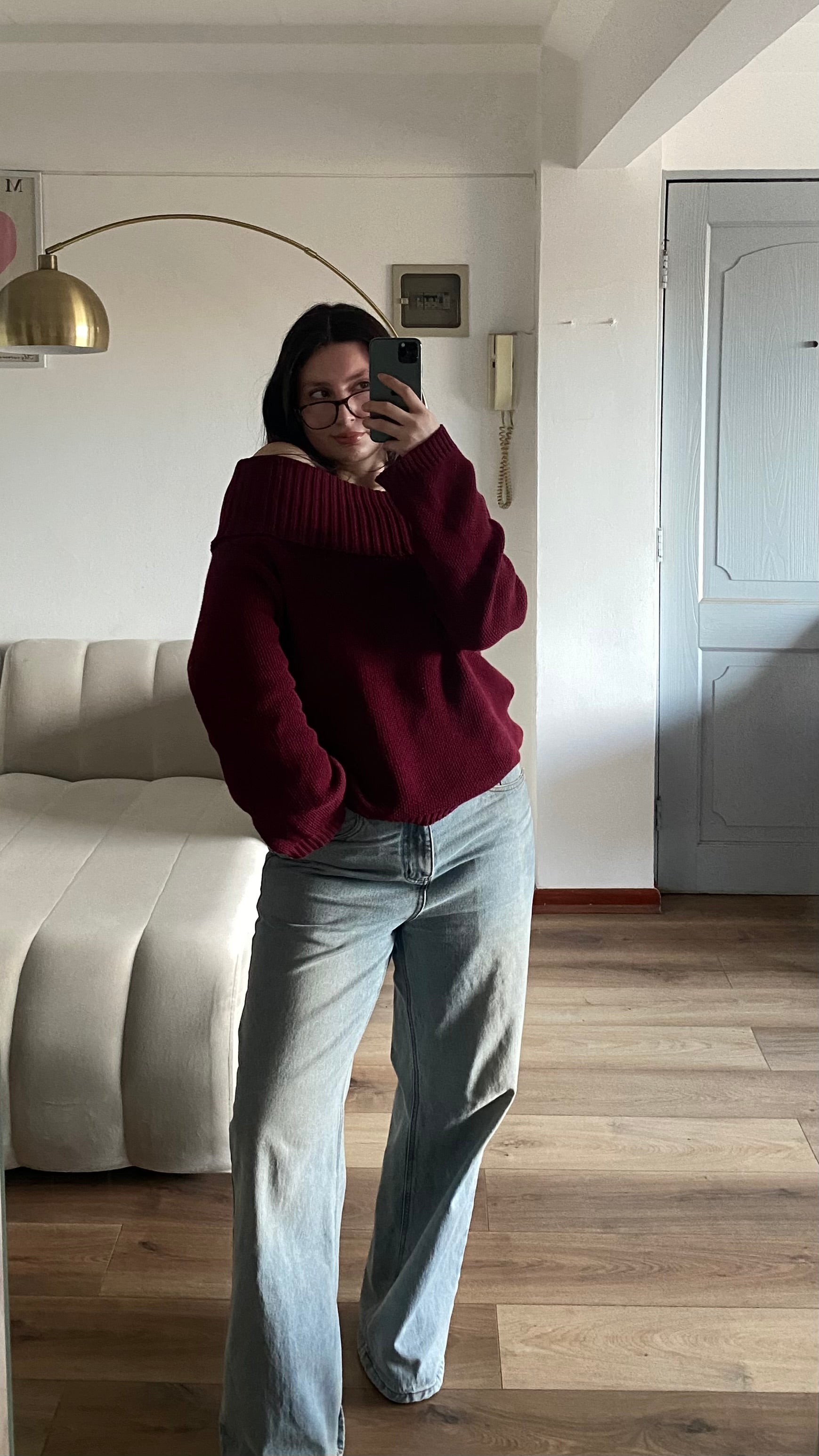 Sweater off shoulder (Algodón)