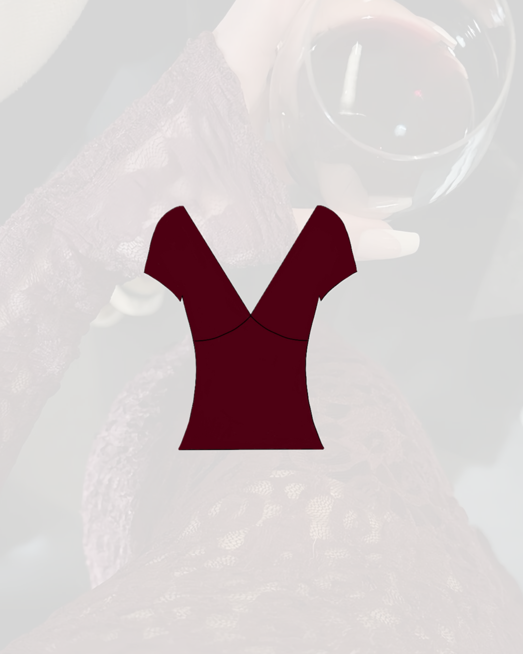 Top Alessia Manga corta