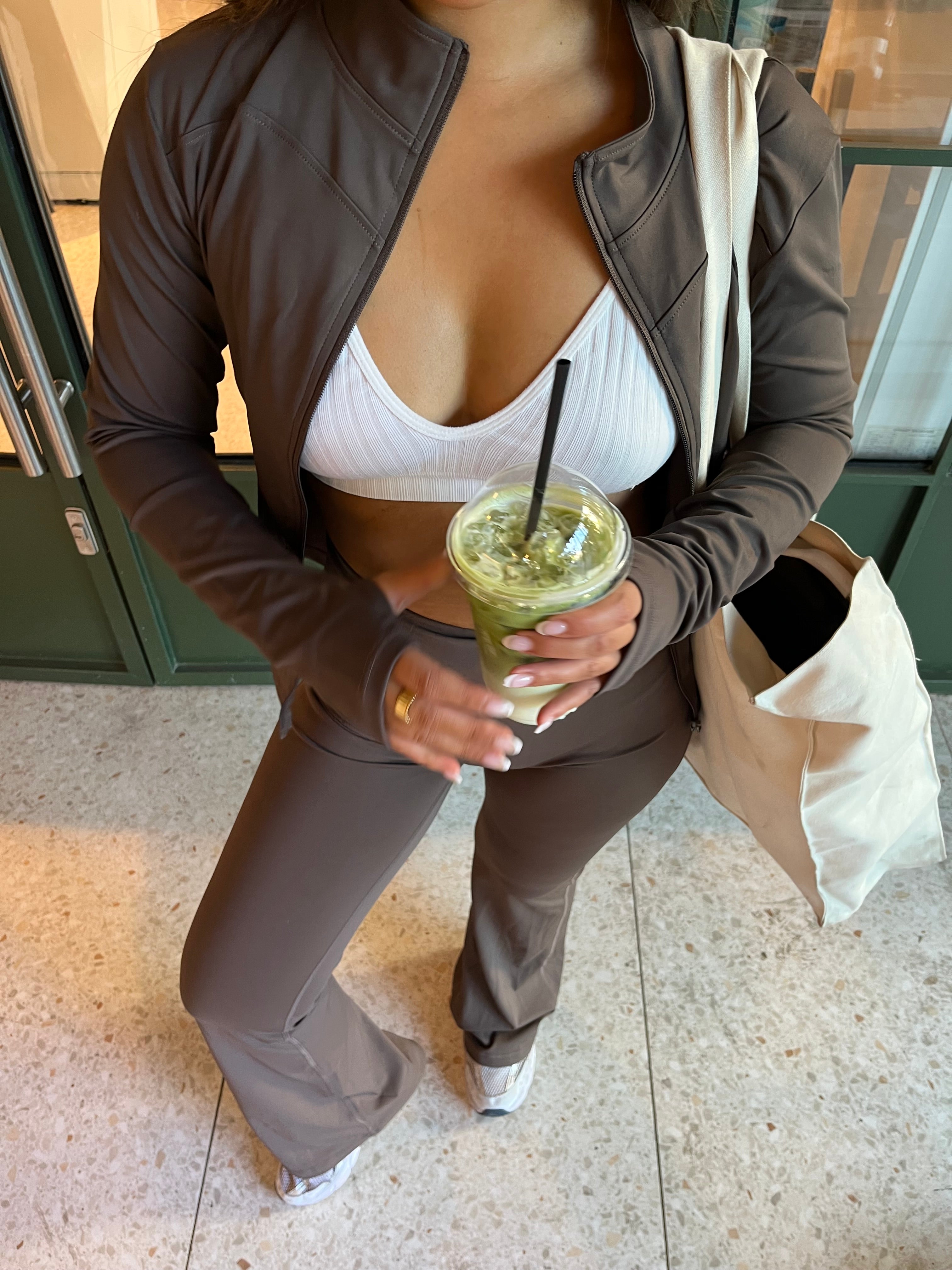 Chaqueta Pilates Cierre 🎧🍵🩰