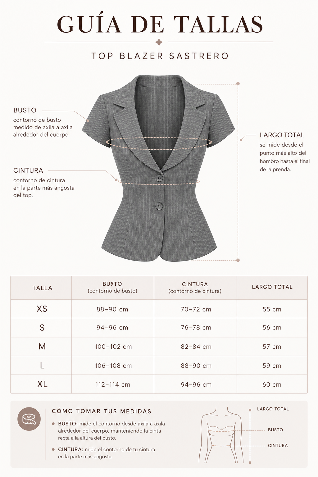 Top Blazer Sastrero (Pre Venta)