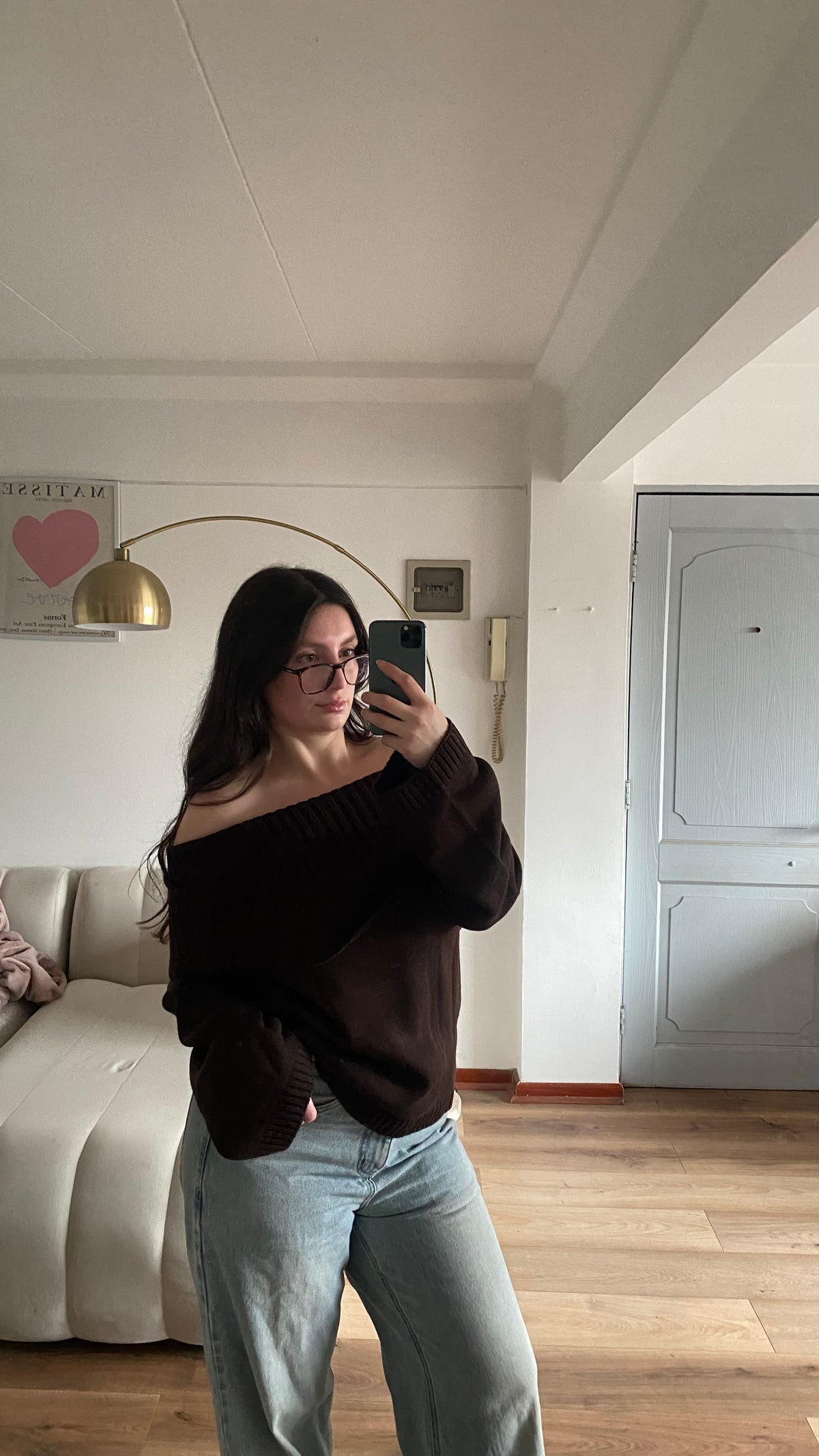 Sweater off shoulder (Algodón)
